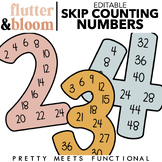 Skip Counting Numbers for 1-12 for Math in Groovy Retro De