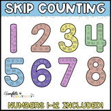 Skip Counting | Numbers for the Classroom 1-12 | Bright an