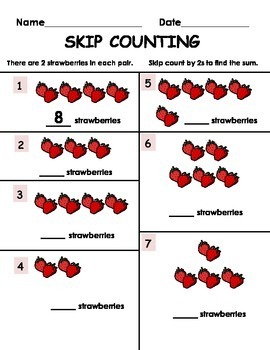 Skip Counting Packet: 2s, 3... by The Teacher Treasury | Teachers Pay