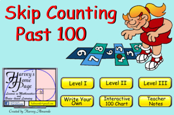Preview of Skip Counting Past 100
