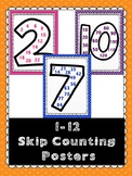 Skip Counting Posters 1-12