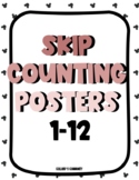 Skip Counting Posters 1-12 Disney Theme