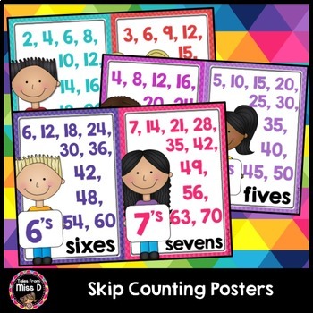Preview of Skip Counting Posters