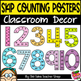 Skip Counting Posters - Large Number Display | Rainbow Bri