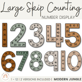 Skip Counting Posters | Modern Jungle  Math Classroom Decor