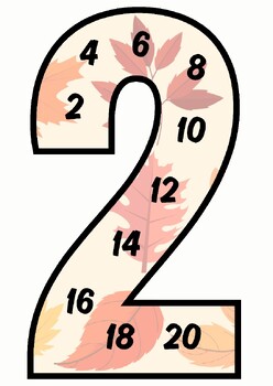Preview of Skip Counting Posters for the Classroom