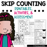 Skip Counting Printables, Activities, Exit Tickets, and As