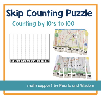 Preview of Skip Counting Puzzle | Counting by 10's to 100