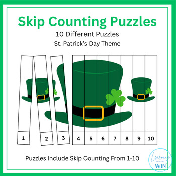 Preview of Skip Counting Puzzles - Multiplication - St. Patricks Day *Freebie*