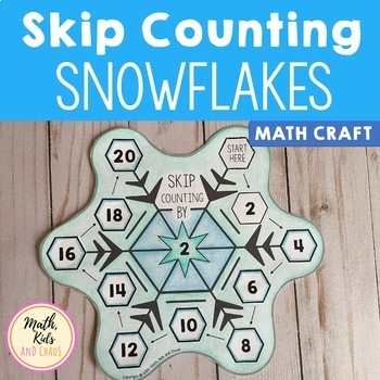 Snowflake Counting Mats Printable - Active Littles