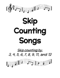 Skip Counting Songs - Posters - Handouts