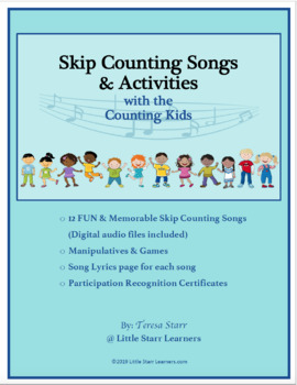 Preview of Skip Counting SONGS and Activities with the Counting Kids