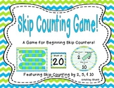 Skip Counting Spinner Game - Counting by 2, 5, and 10!