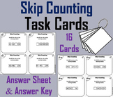 Skip Counting Task Cards Activity 1st 2nd 3rd Grade
