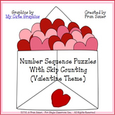Sequencing and Skip Counting Puzzles for February/Valentine Day