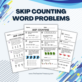 Preview of Skip Counting Word Problems