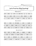 Skip Counting Worksheet: Count by 2, 5, and 10