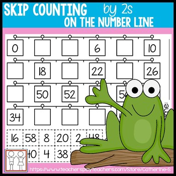 Skip Counting by 2s Worksheets by Catherine S | Teachers Pay Teachers