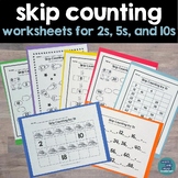 Skip Counting Worksheets- Count by 2s, 5s, and 10s7.75