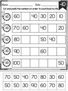 Skip Counting Worksheets | Skip Counting Activities by Little Achievers