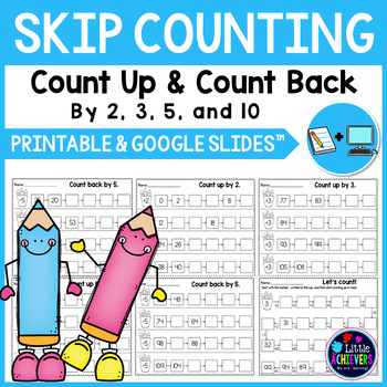 Skip Counting Worksheets | Skip Counting Activities BUNDLE by Little ...