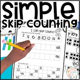 Skip Counting Worksheets - No Prep & Simple- Skip Count By