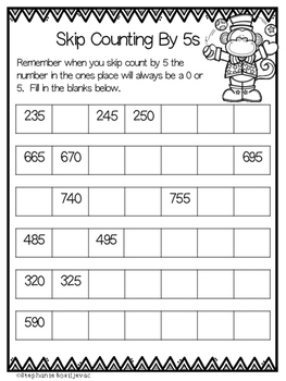 Skip Counting and Counting to 1,000 (2nd Grade) by Second Grade Sweets