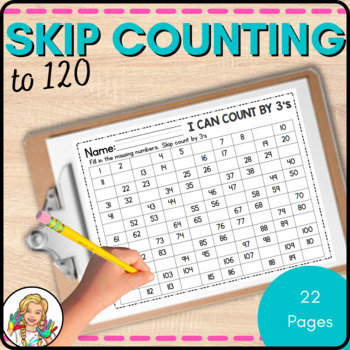 Skip Counting and Number Patterns using Hundreds Charts Worksheets