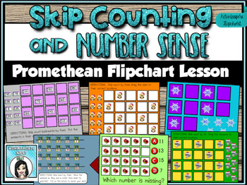 Preview of Skip Counting and Number Sense Promethean ActivInspire Flipchart Lesson