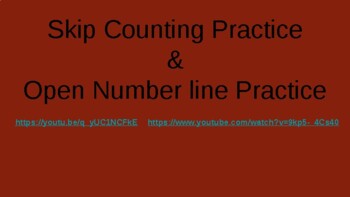Preview of Skip Counting and Subtracting on a Number Line