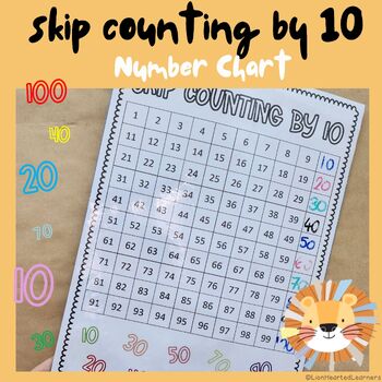 Preview of Skip Counting by 10 - 100 Number Chart