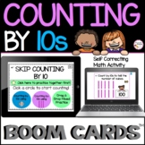 Skip Counting by 10 - Dimes & Base 10 Blocks Boom Cards™