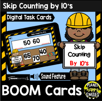 Preview of Skip Counting by 10's BOOM Cards