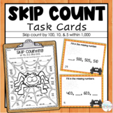 Skip Counting Task Cards and Worksheets Activities