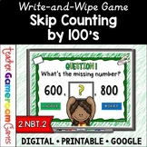 Skip Counting by 100's Powerpoint Game