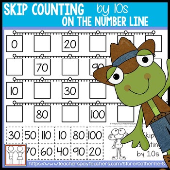 Preview of Skip Counting by 10s Worksheets