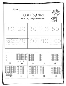 skip counting by 10s kindergarten activity by let s have class