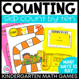Skip Counting by 10s Kindergarten Math Games