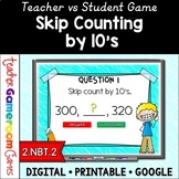 Skip Counting by 10's Powerpoint Game