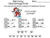 Skip Counting by 2, 3, 4, 5, 10 Christmas Math Activity: M