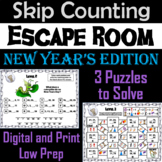 Skip Counting by 2, 3, 4, 5, 10 Game: New Year's Escape Ro