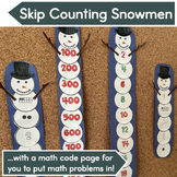 Winter Math Craft: Skip Counting by 2, 3, 5, 10, 100