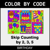 Skip Counting by 2, 3, 5 - Color by Code / Coloring Pages 