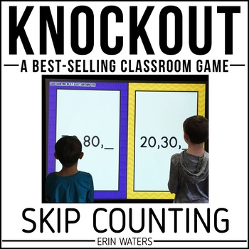 Preview of Skip Counting by 2 , 5 , 10 - Math Game for Skip Counting - Knockout