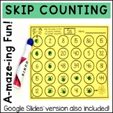Skip Counting by 2, 5, 10 and 100 Mazes