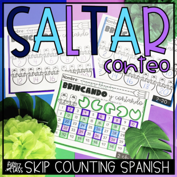 Preview of Saltar Conteo 2 en 2 | 5 en 5 | 10 en 10 | Skip Counting  in Spanish