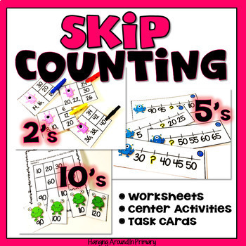 Preview of Skip Counting by 2 - Skip Counting by 5 - Skip Counting by 10 Worksheets