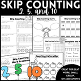 Skip Counting by 2, 5, and 10 - Activity Worksheets
