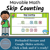 Skip Counting by 2, 5 and 10 Digital Math Game for Google 