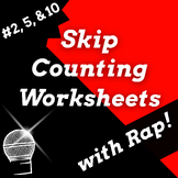 Skip Counting by 2, 5 and 10 Worksheets for Multiplication